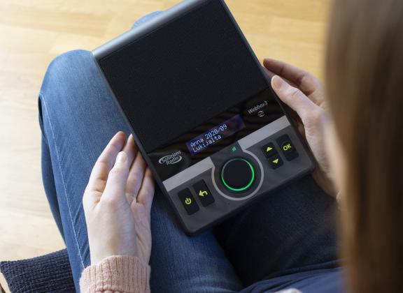 Lähikuva Daisy-Webbox-laitteesta